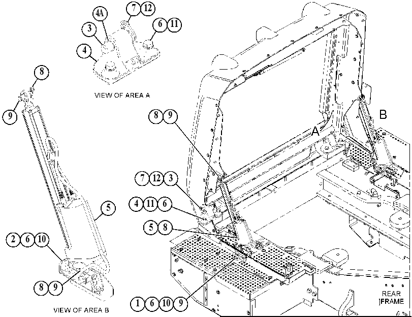 TILT GP-HOOD 3799432 CAT