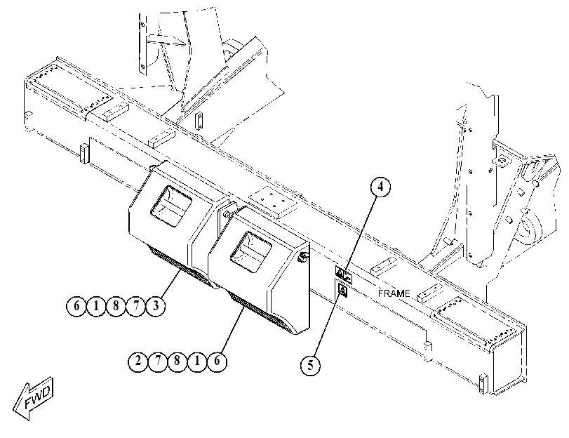CHOCK GP-WHEEL 4679720 CAT