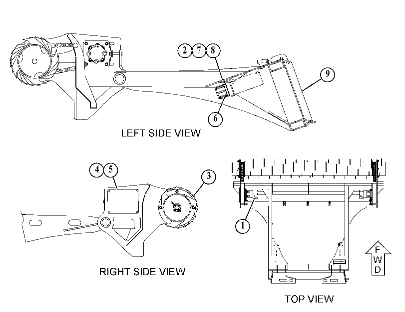 FRAME GP-SILAGE GRINDER 4890067 CAT
