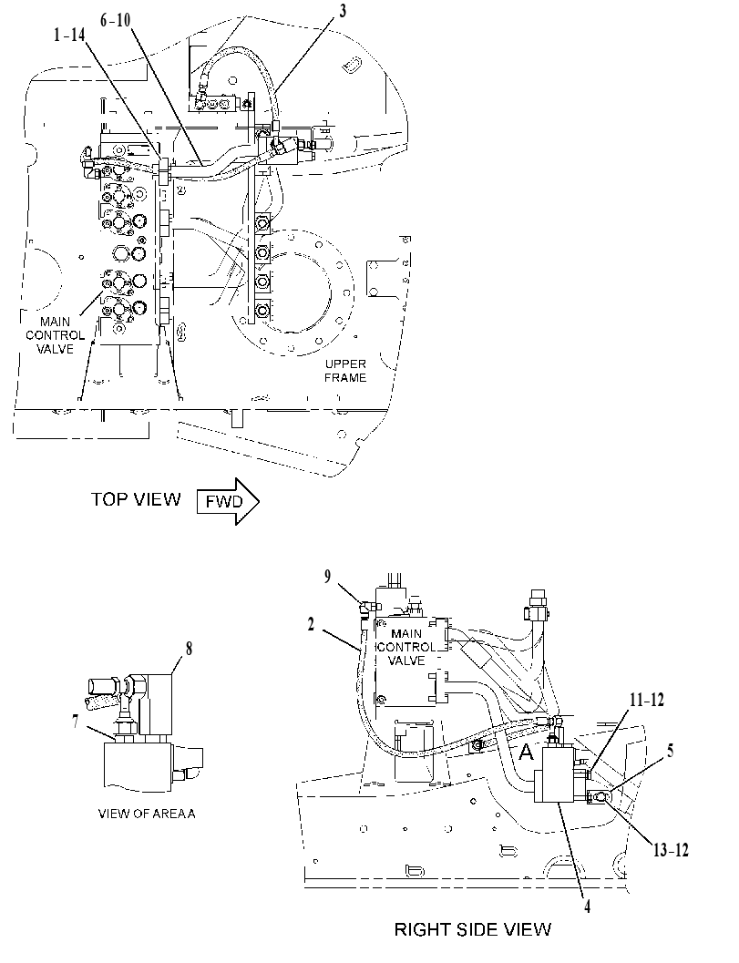 VALVE & LINES GP-BOOM 3383278 CAT