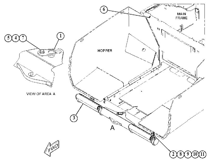 ROLLER GP-PUSH 4889800 CAT