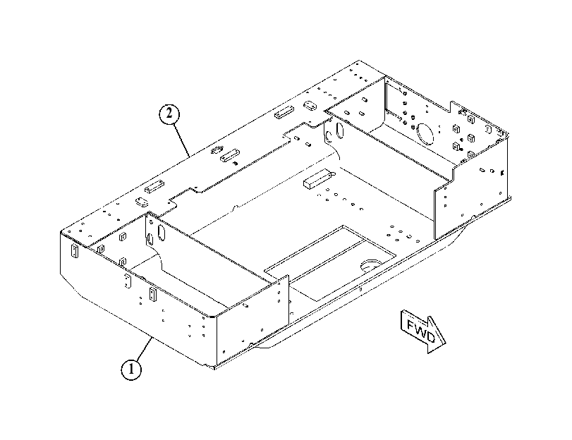 BUMPER GP-REAR 4882845 CAT
