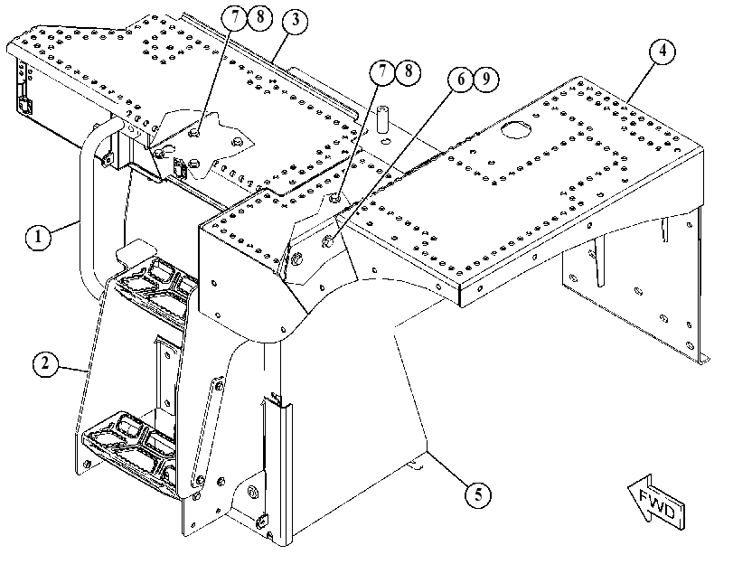 LADDER & WALKWAY GP 5042868 CAT