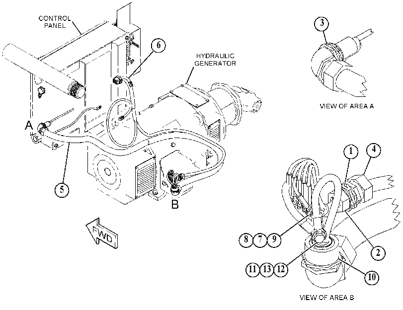 WIRING GP-HYDRAULIC GENERATOR 4618053 CAT