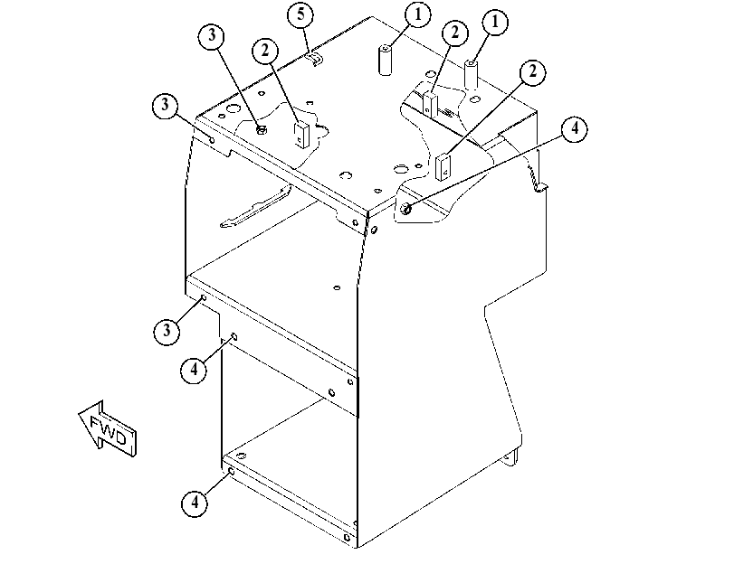 BOX AS-BATTERY 5042866 CAT