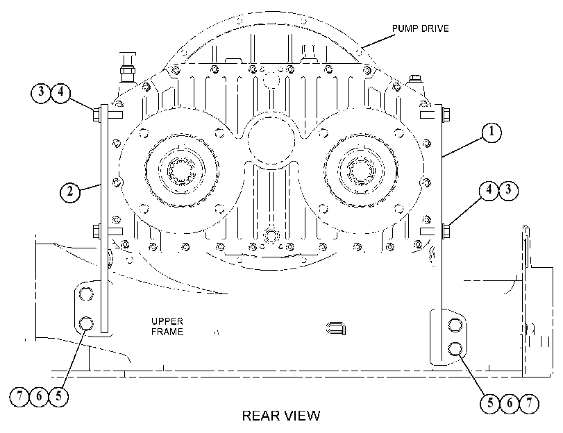 MOUNTING GP-HYD PUMP DRIVE 5125748 CAT