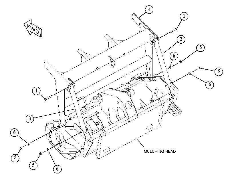 GUARD GP-MULCHING HEAD 4752763 CAT