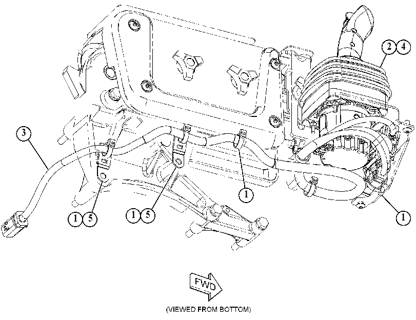 Проводка управления 2809675 CAT