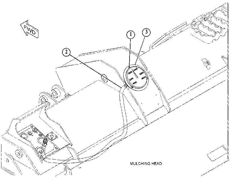 GAUGE GP-PRESSURE 4821389 CAT
