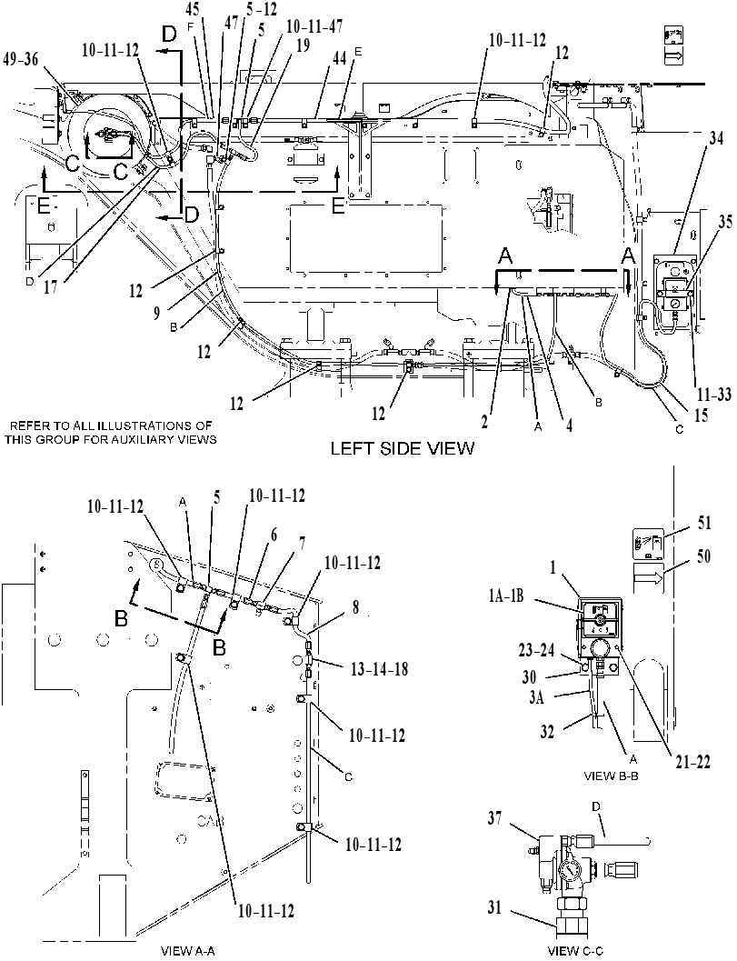 LINES GP-FIRE SUPPRESSION 2408763 CAT