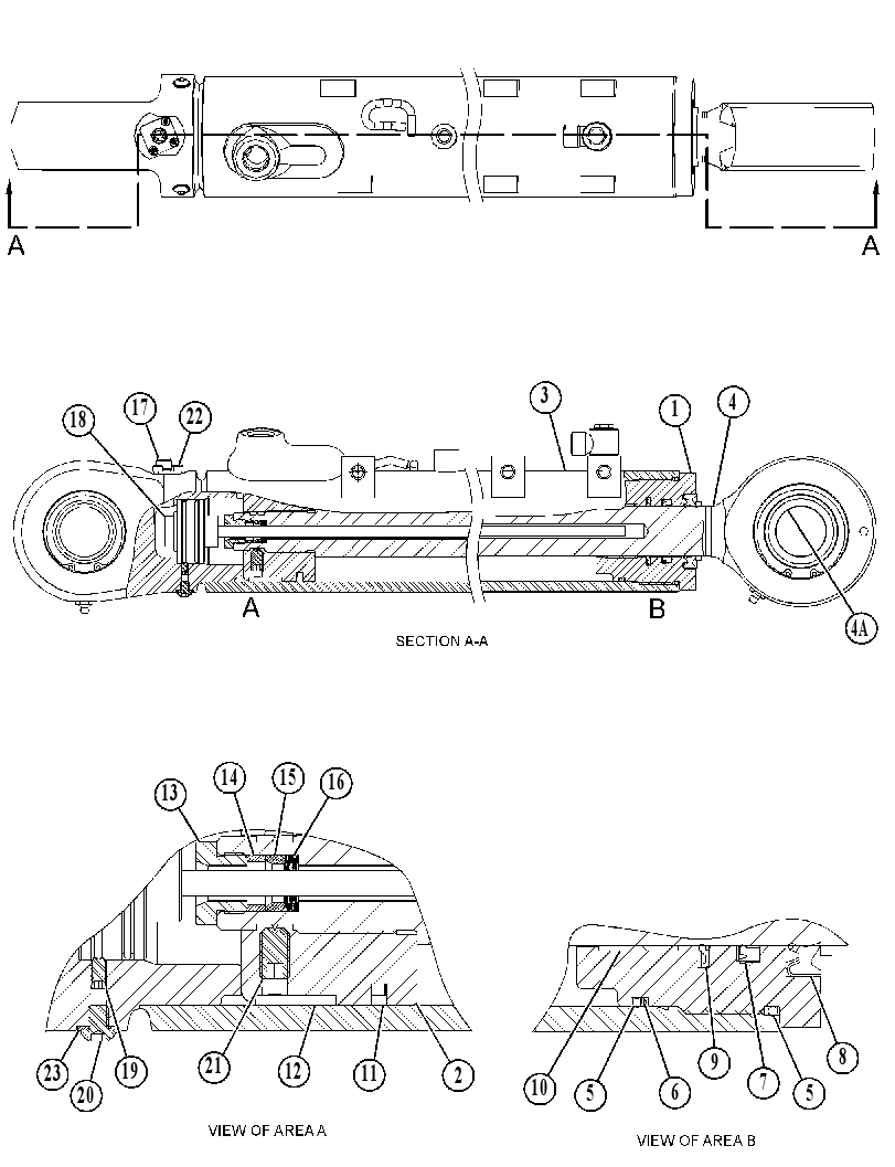 CYLINDER GP-ANGLING 4863585 CAT