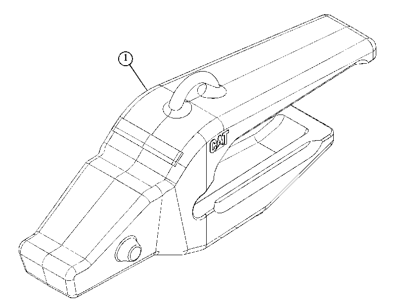 Адаптер коронки 3683834 CAT