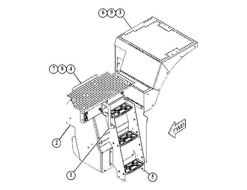 PLATFORM GP-SERVICE 4853487 CAT