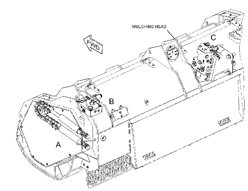 HYDRAULIC GP-MULCHING HEAD 4752807 CAT