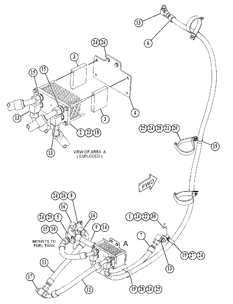 HEATER GP-FUEL 4303221 CAT