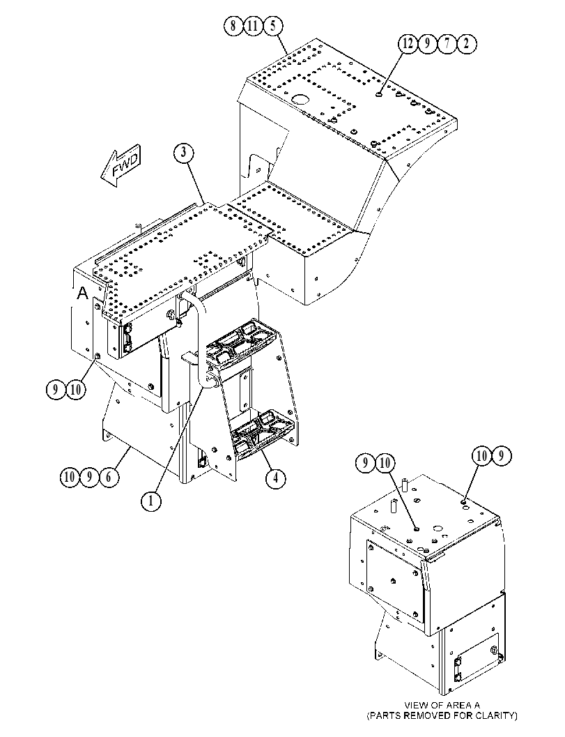 LADDER & WALKWAY GP 5042875 CAT