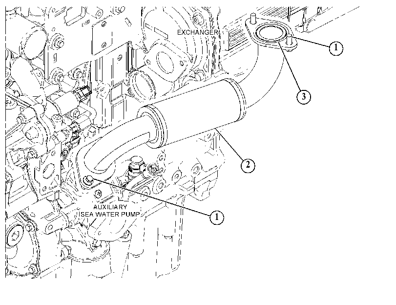 LINES GP-AUXILIARY SEA WATER 3863765 CAT