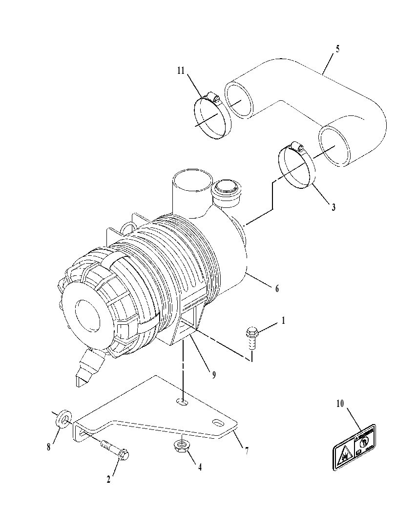 FILTER GP-AIR 3188804 CAT