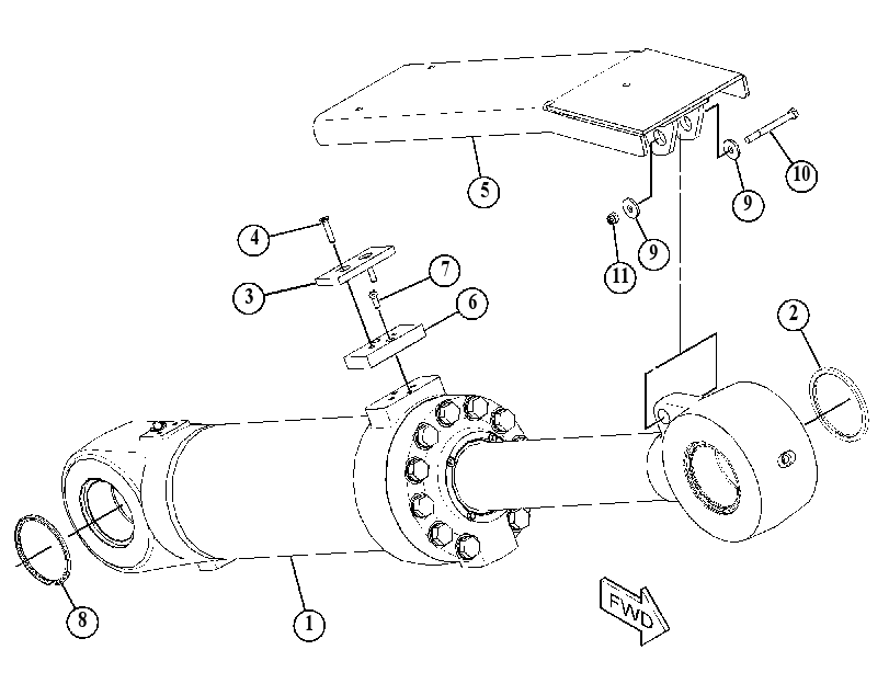 CYLINDER & SEAL GP-TILT 4883083 CAT