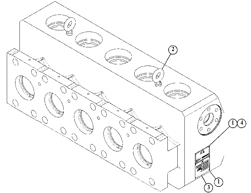 BLOCK GP-PUMP 4705766 CAT