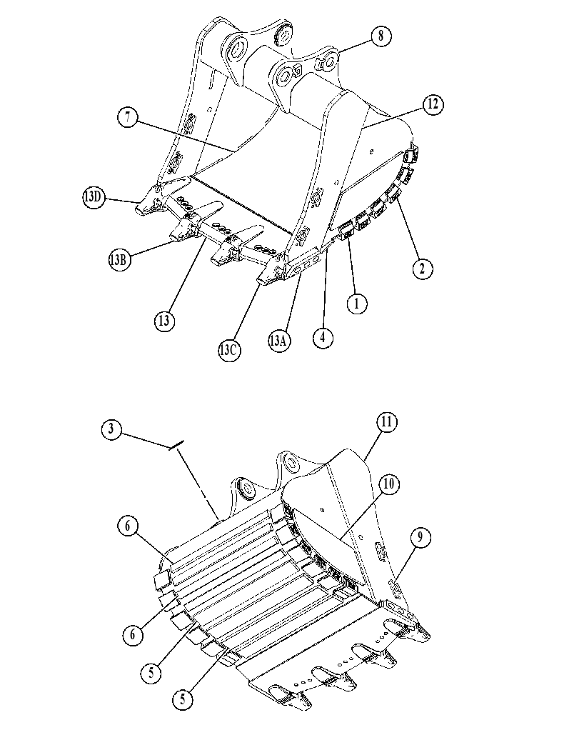 BUCKET AS-EXTREME SERVICE ROCK 4916803 CAT