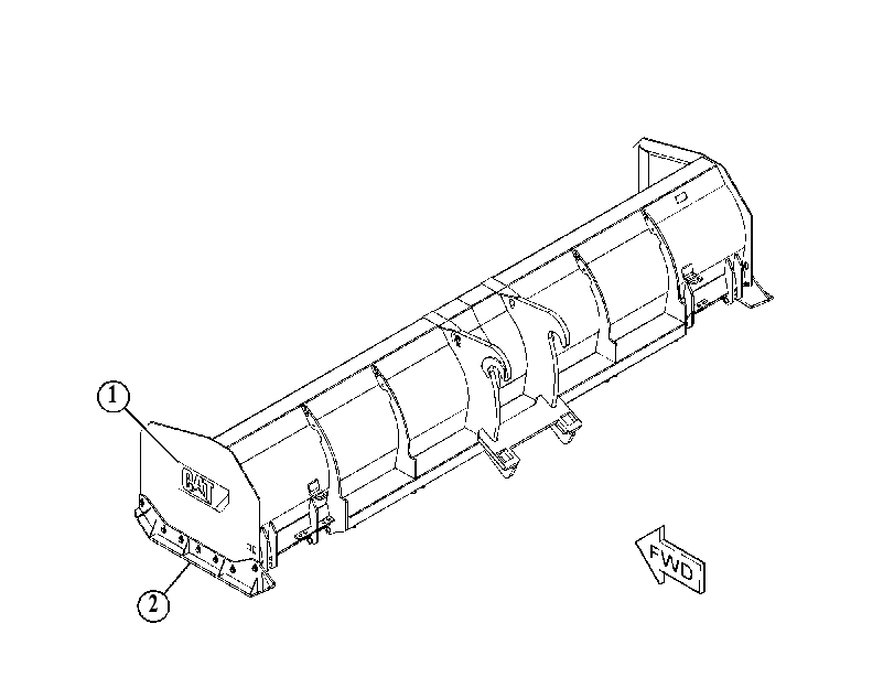 Рама отвала 4813681 CAT