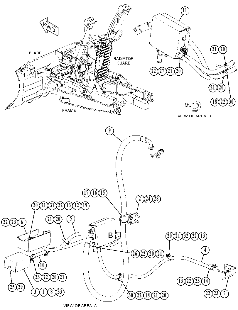Проводка системы контроля уклона 4800107 CAT