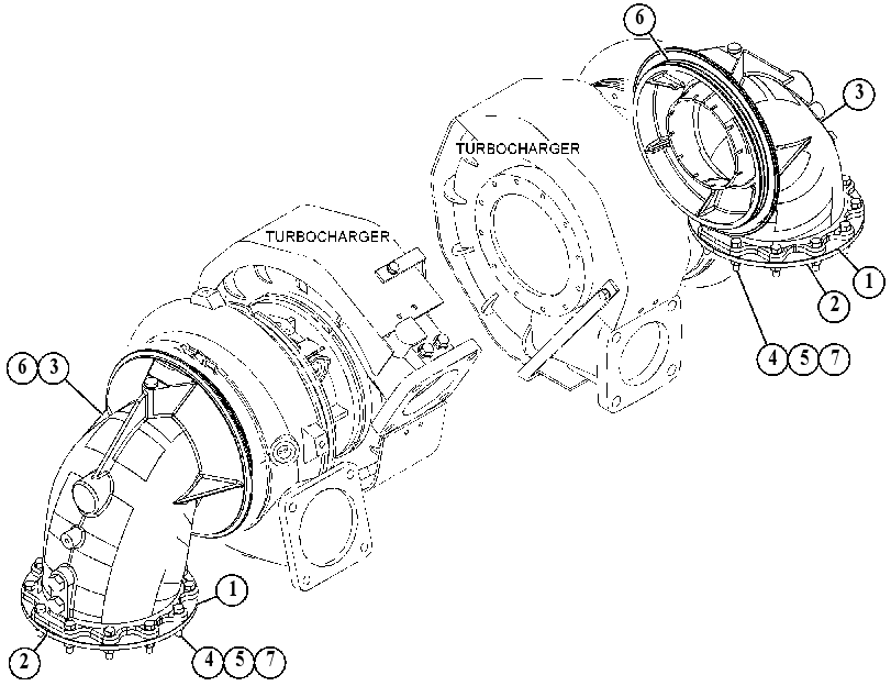 ADAPTER GP-TURBOCHARGER 5100027 CAT