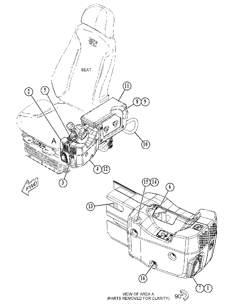 CONTROL & MTG GP-STEERING 4954078 CAT