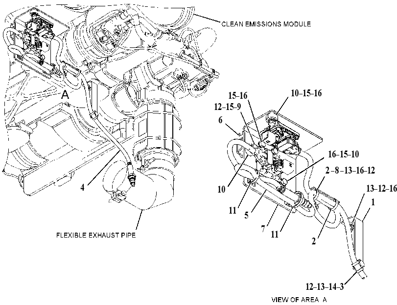 Датчик с креплением 4338495 CAT
