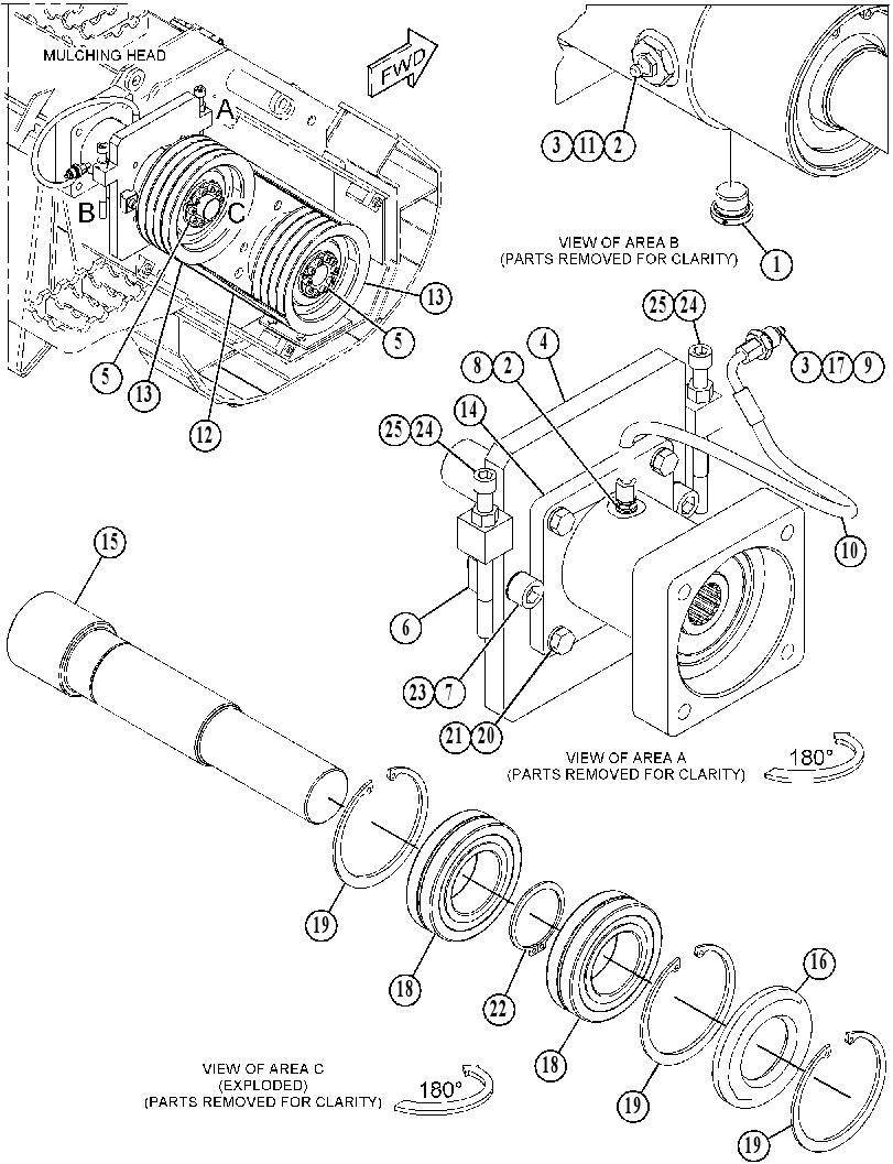DRIVE GP-MULCHING HEAD 4821386 CAT