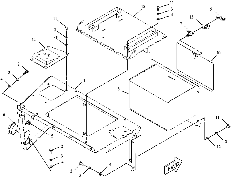 MOUNTING GP-SEAT 3852562 CAT