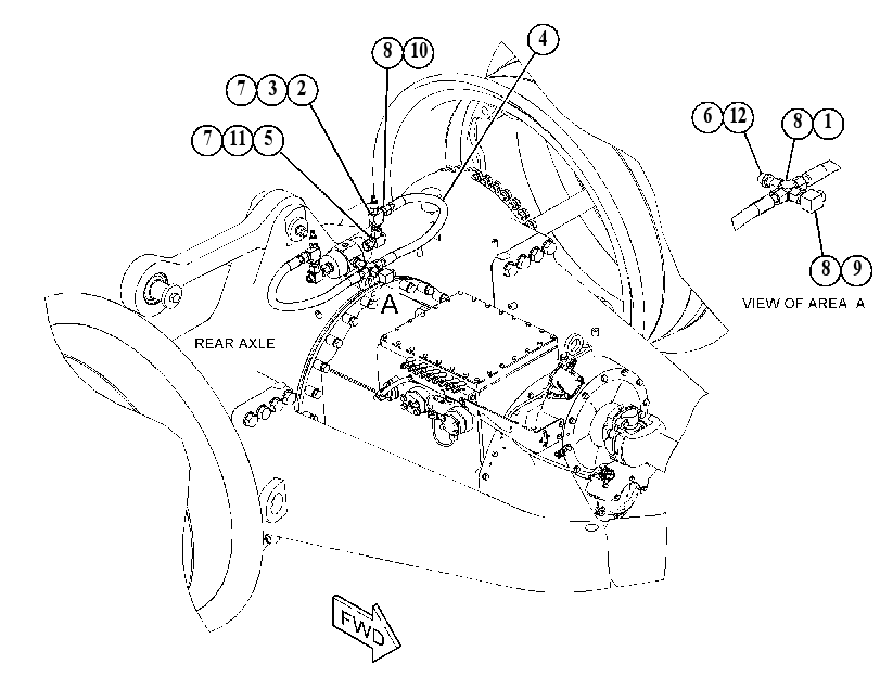 KIT-BRAKE LINES 3881572 CAT