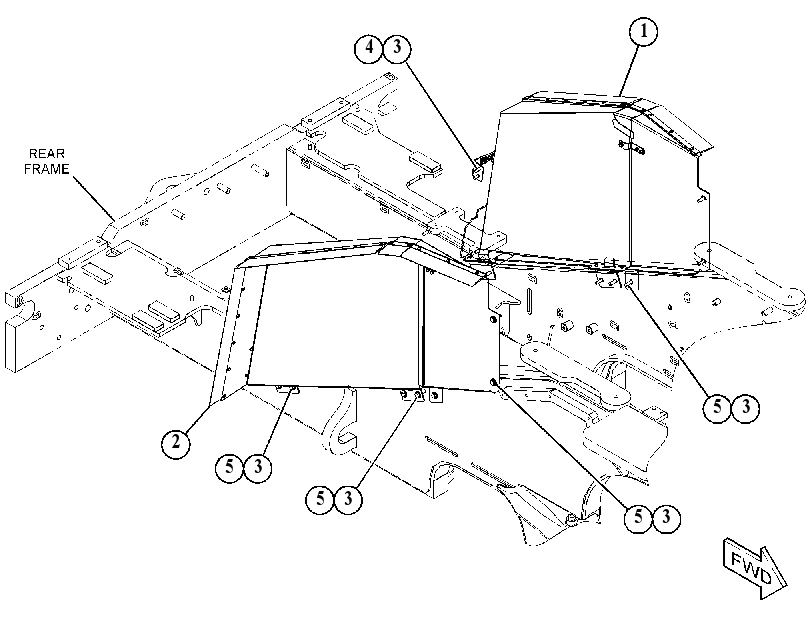 Панель боковая 4540240 CAT