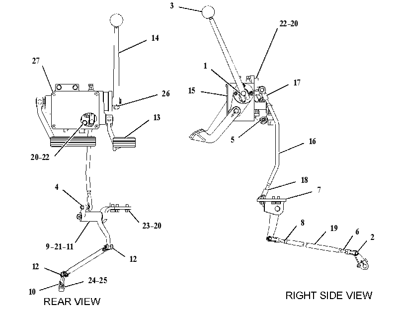 GOVERNOR AND BRAKE CONTROL 1073885 CAT