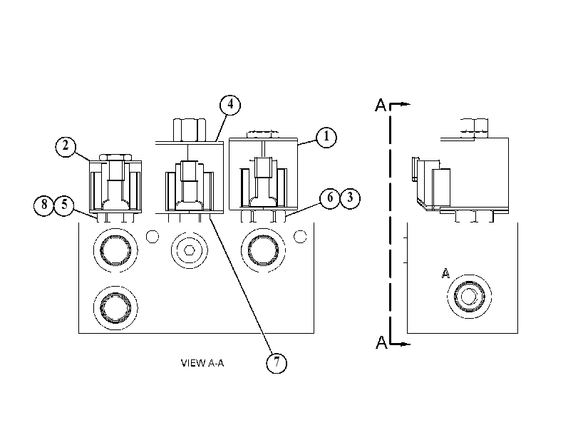 MANIFOLD GP-RIDE CONTROL 4491588 CAT