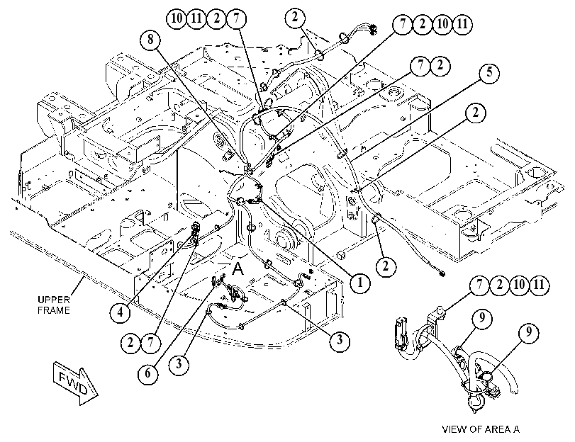 Проводка шасси 5025974 CAT
