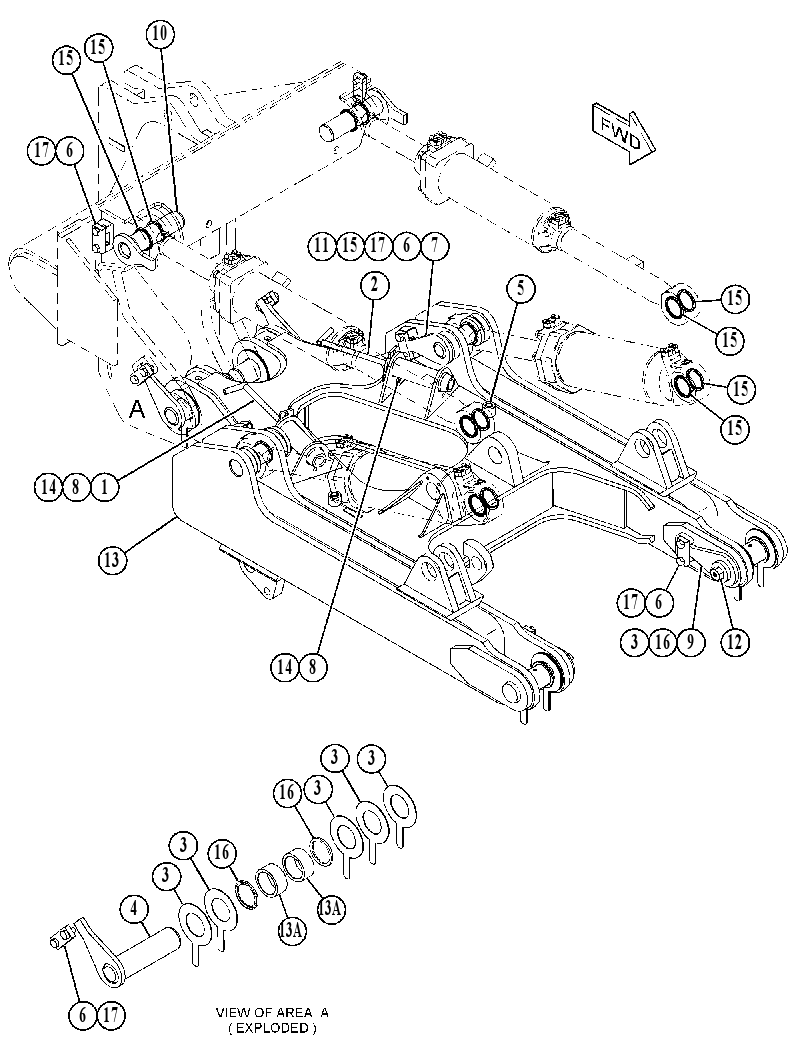 FRAME GP-RIPPER 2060358 CAT