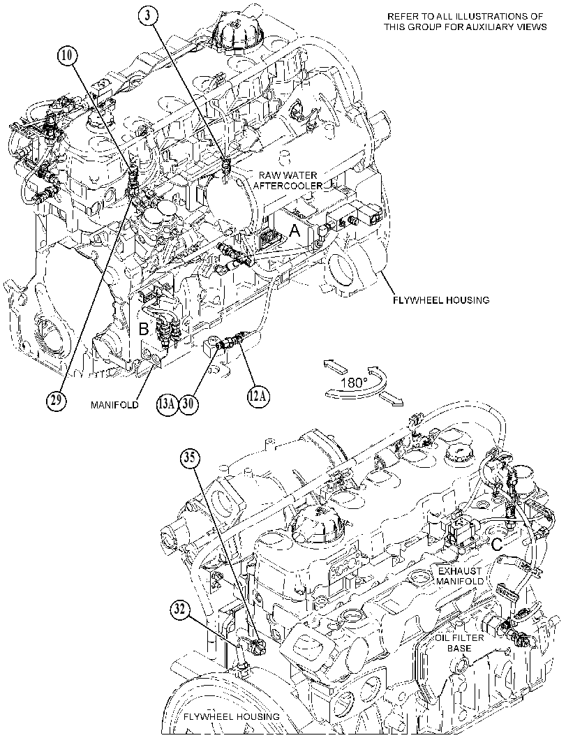 Проводка двигателя 4501403 CAT