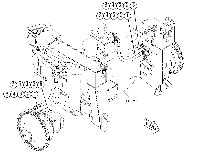 LINES GP-BRAKE COOLING 3794931 CAT