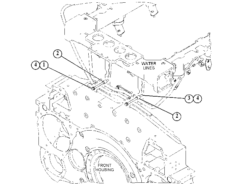 FASTENER GP-FUEL INJ LINES 4543723 CAT