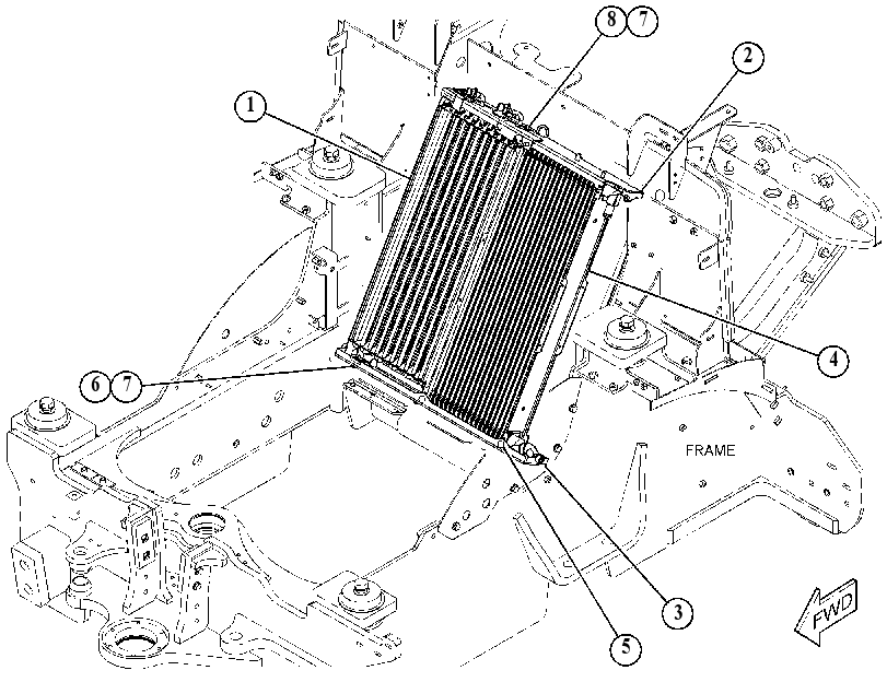 CORE GP-HYDRAULIC OIL COOLER 4428643 CAT