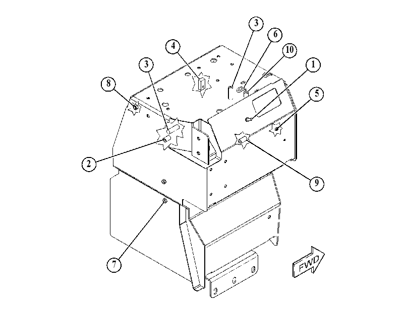 BOX AS-BATTERY 5048217 CAT