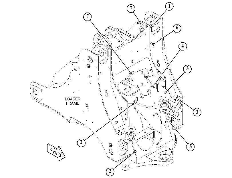 BOSS GP-LOADER FRAME 4926388 CAT