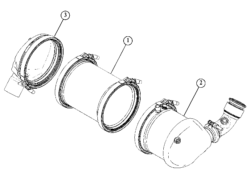 FILTER AS-DIESEL PARTICULATE 4600970 CAT