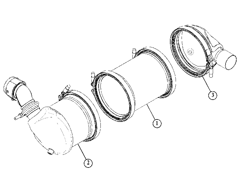 FILTER AS-DIESEL PARTICULATE 4605121 CAT