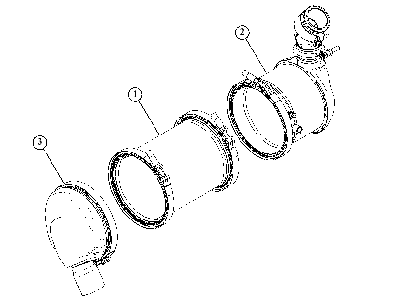 FILTER AS-DIESEL PARTICULATE 4605117 CAT