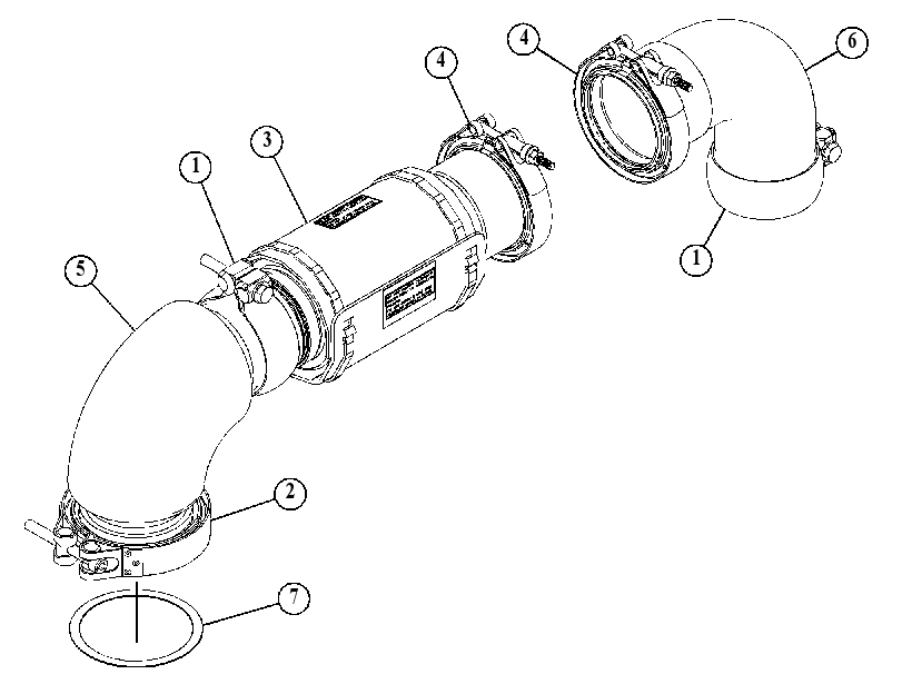 EXHAUST GP-FLEXIBLE 4547501 CAT