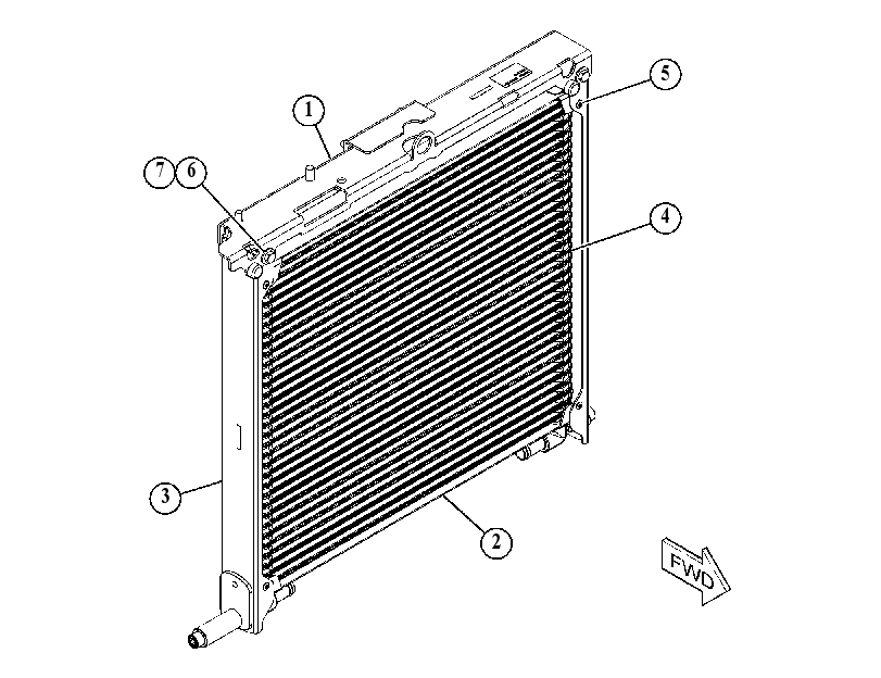 CORE GP-HYDRAULIC OIL COOLER 4441760 CAT