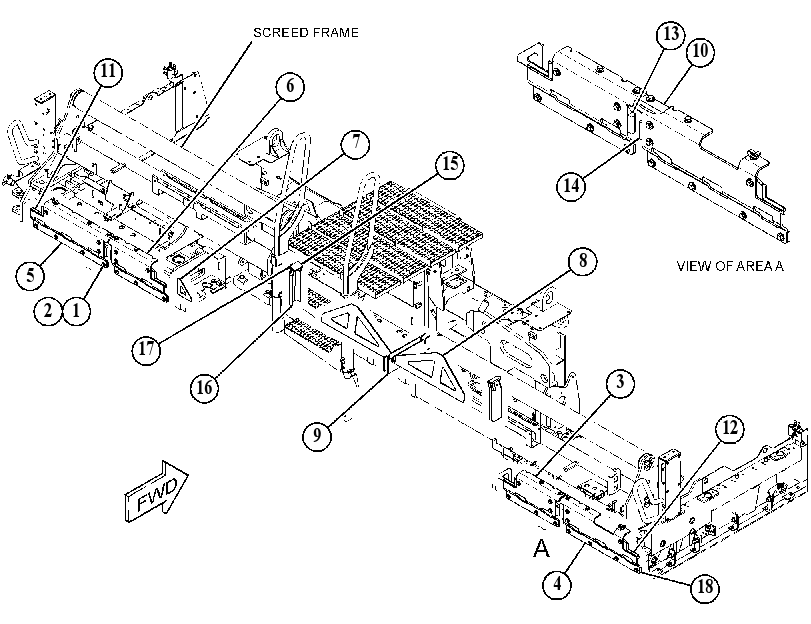 PLATE GP-SCREED 5122430 CAT